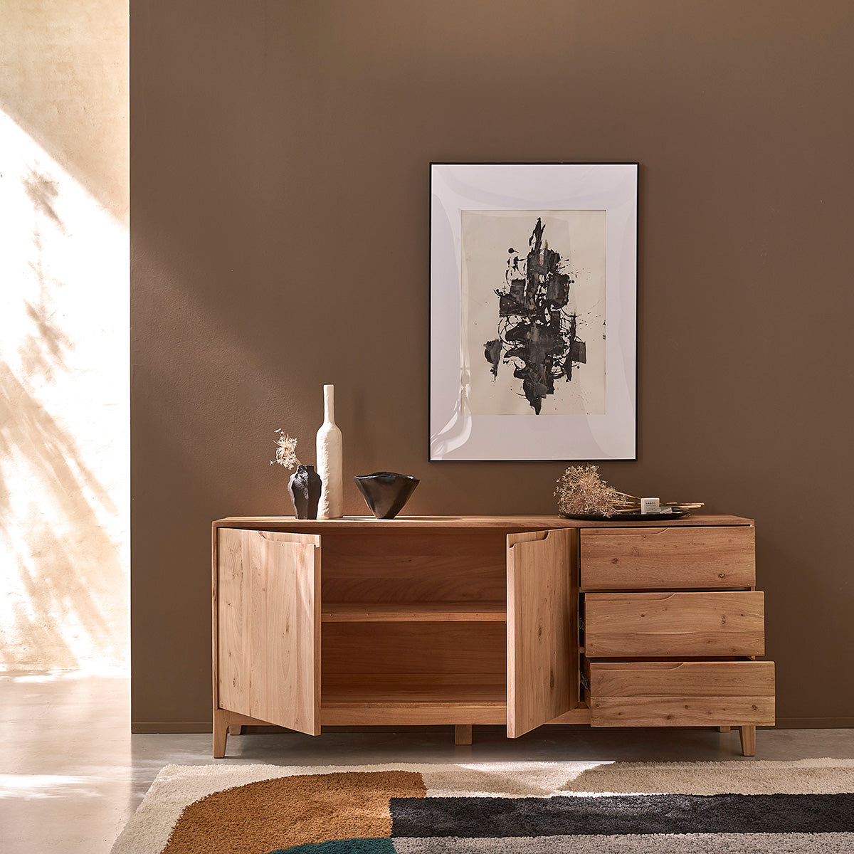 SAMSO - Buffet en acacia massif 170 cm