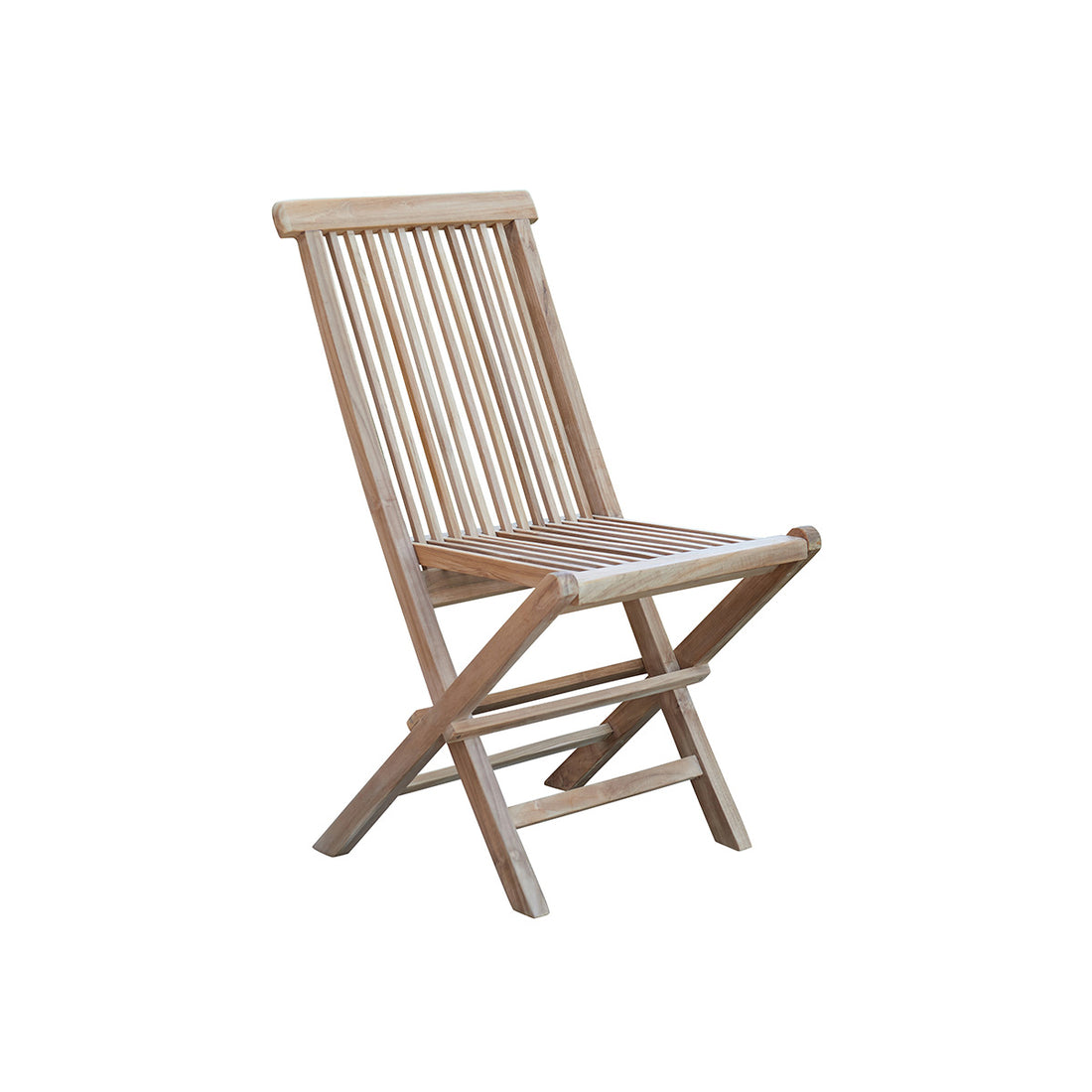 MIDLAND - Chaise de jardin en teck massif pliante