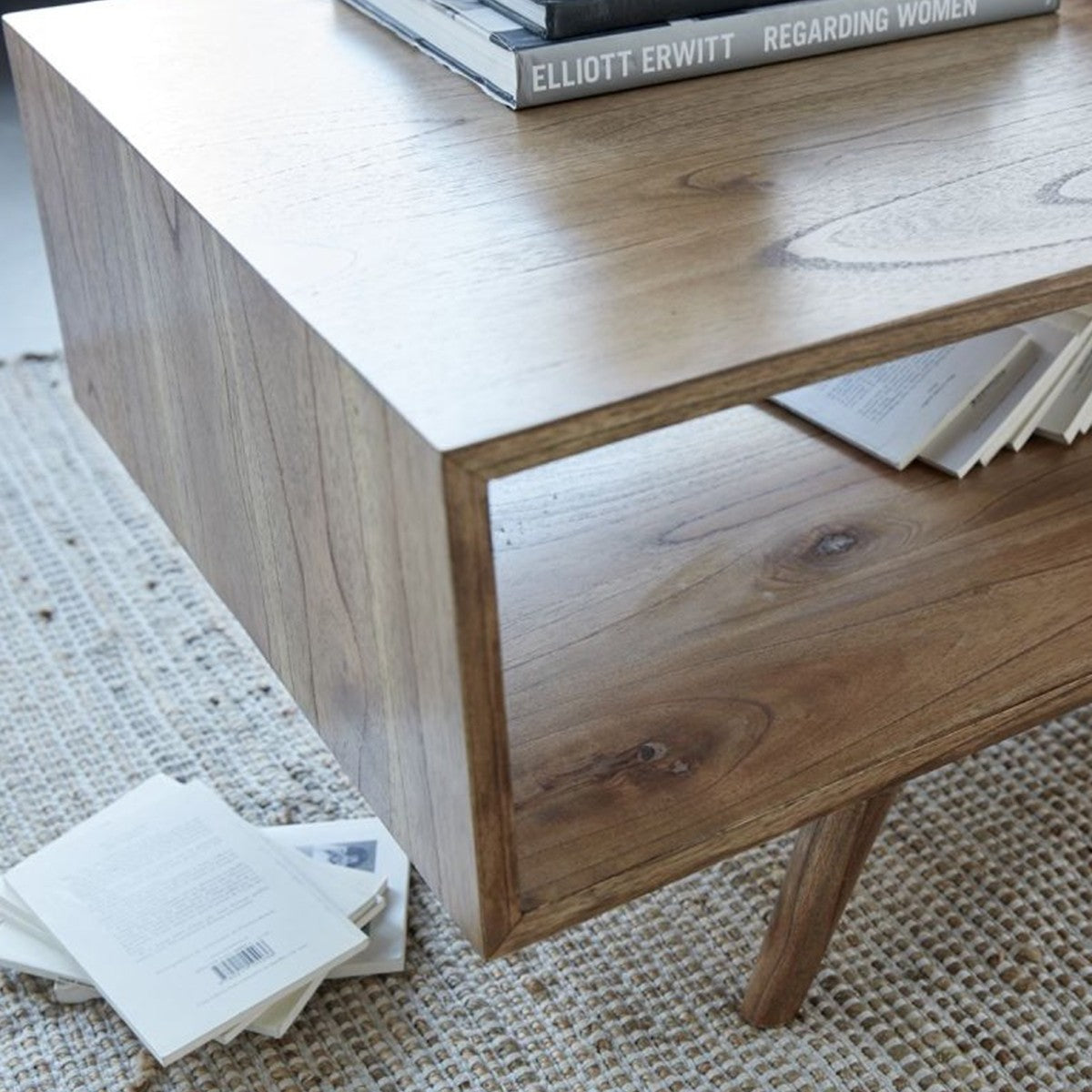ODDA - Table basse en mindi massif 120 cm
