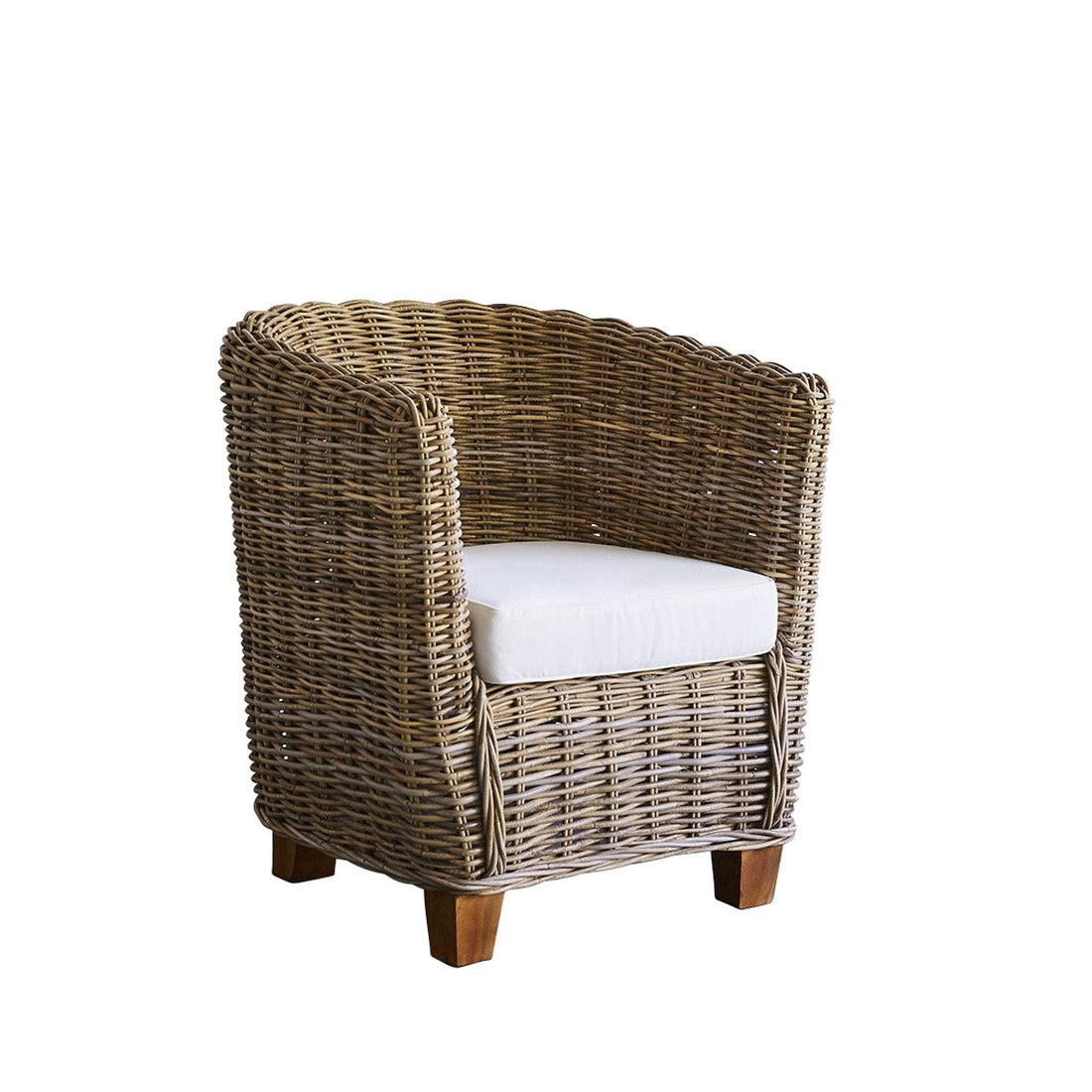 MUSA - Fauteuil en kubu naturel