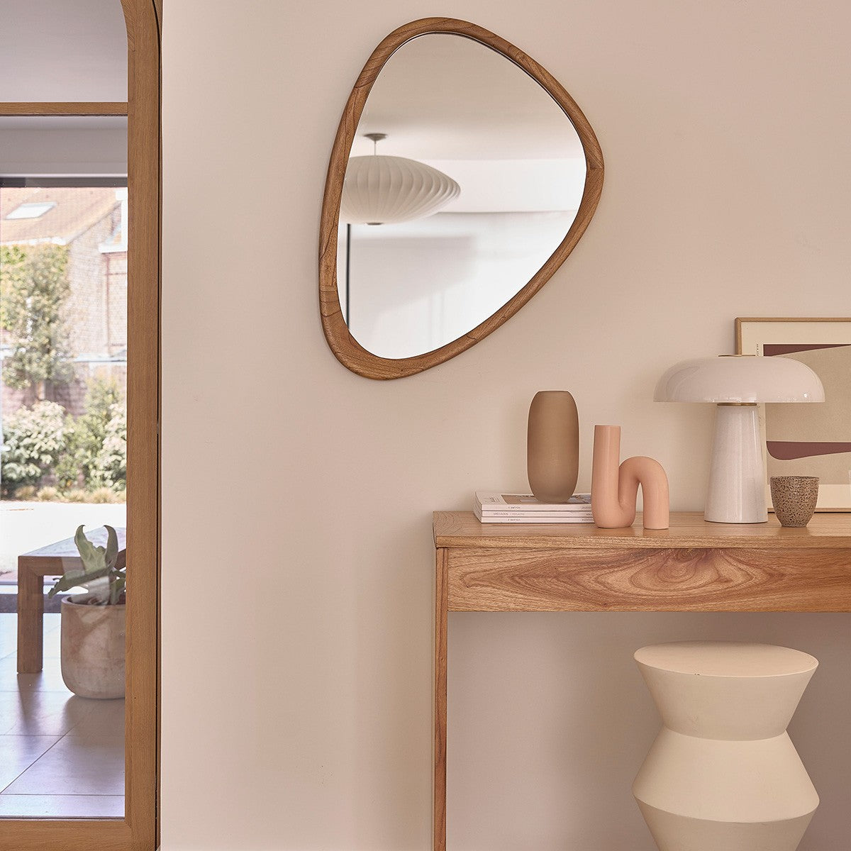 TILO - Console en mindi massif 120 cm