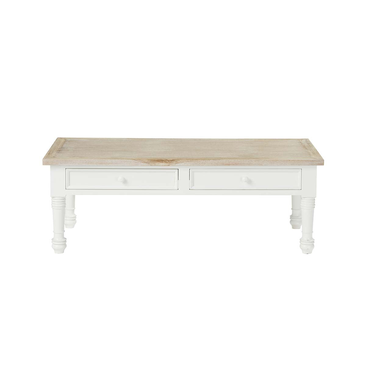 DEMEURE - Table basse en acajou massif 130 cm