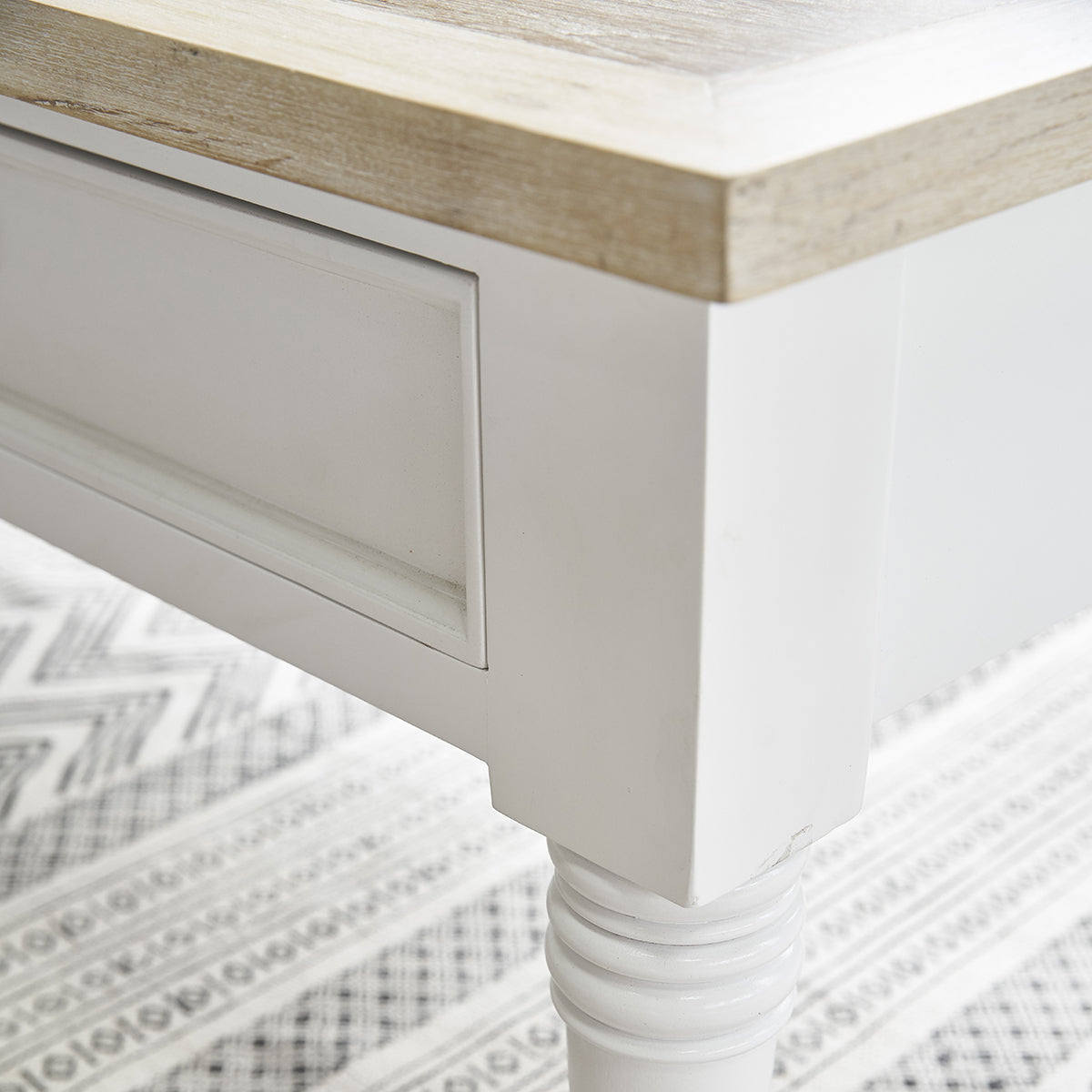 DEMEURE - Table basse en acajou massif 130 cm