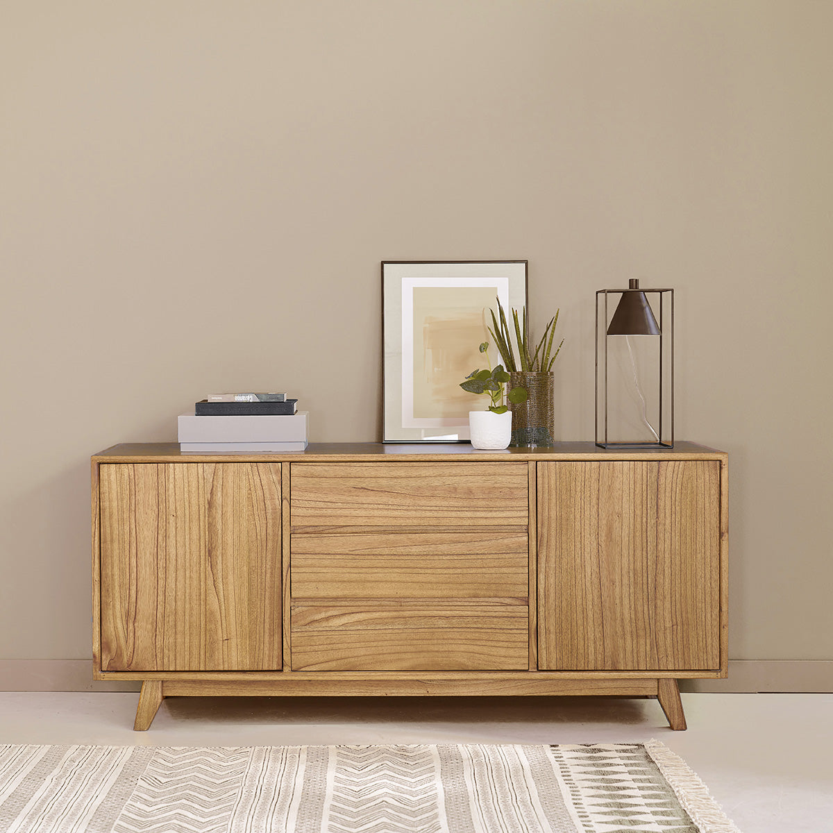 FIFTIES - Commode en bois de mindy 160 cm