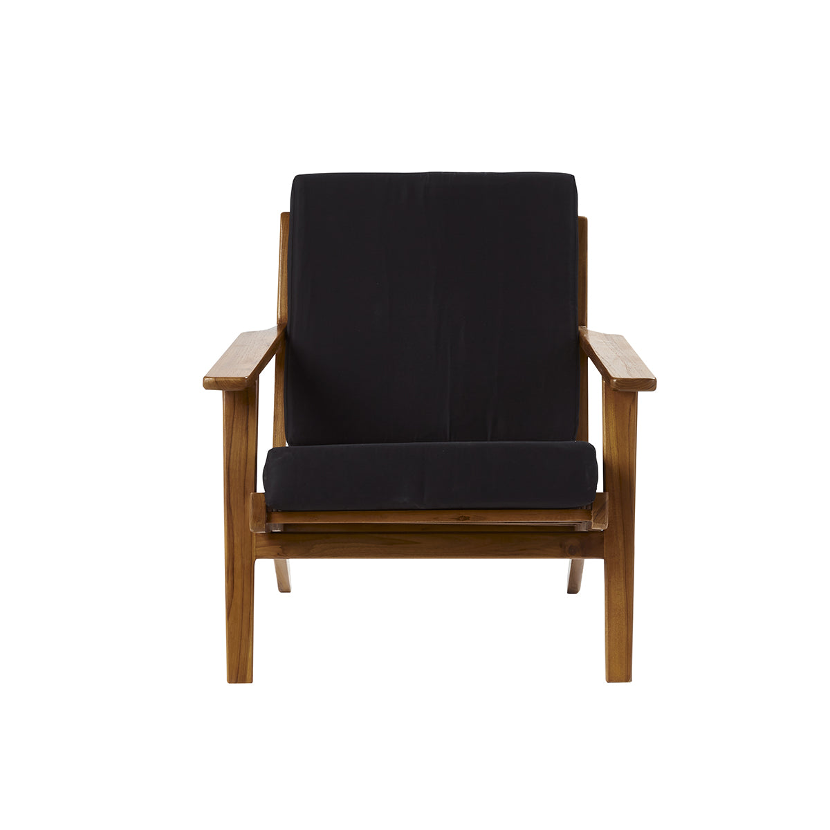 AUGUSTE - Fauteuil scandinave en teck massif