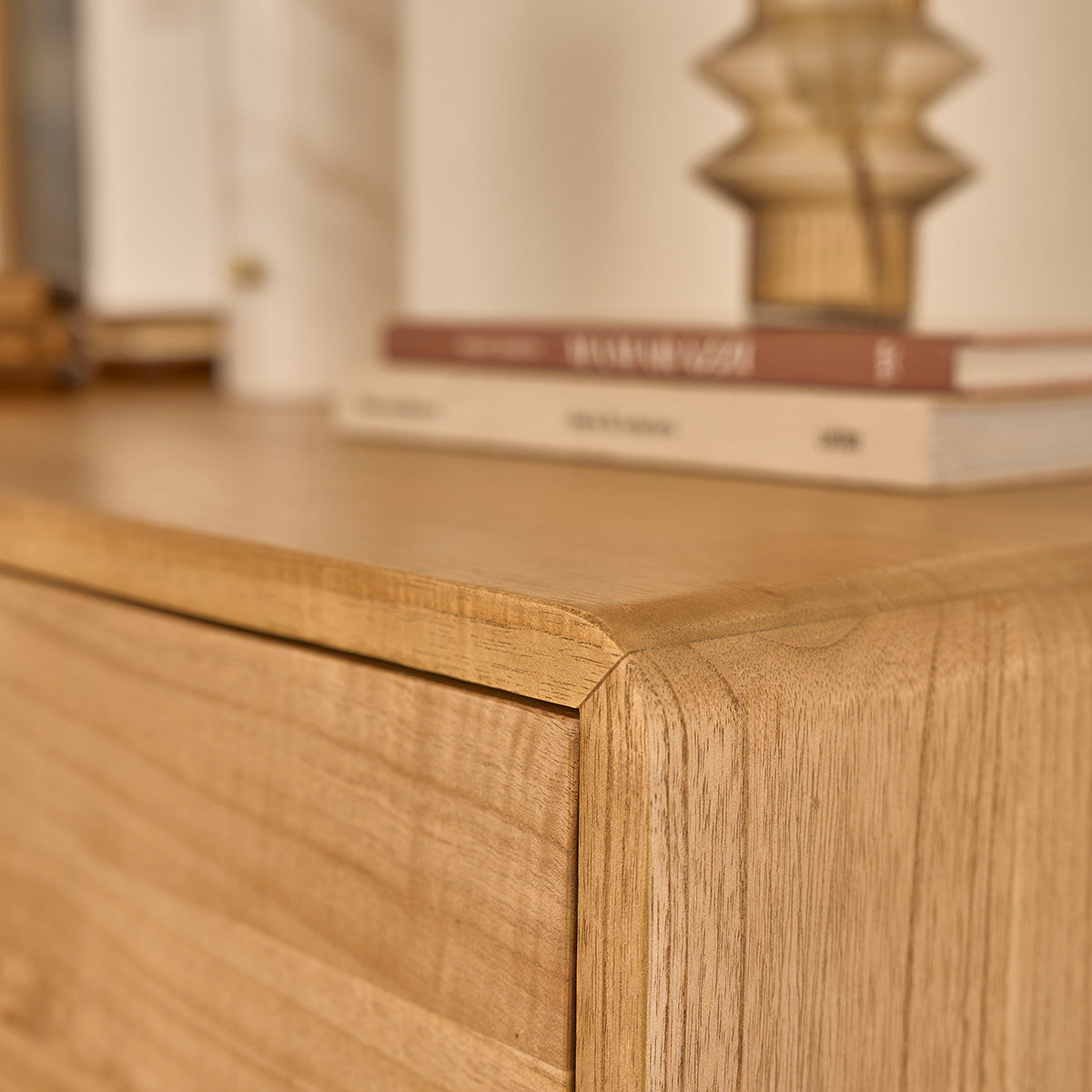 LEOPOLD - Commode en mindi massif 90 cm