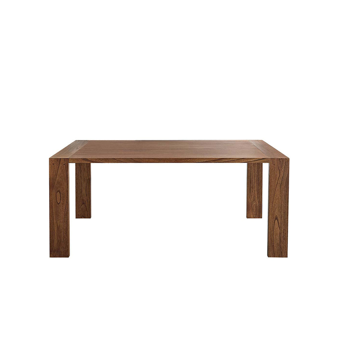 MILO - Table en mindi finition noyer 8 pers.
