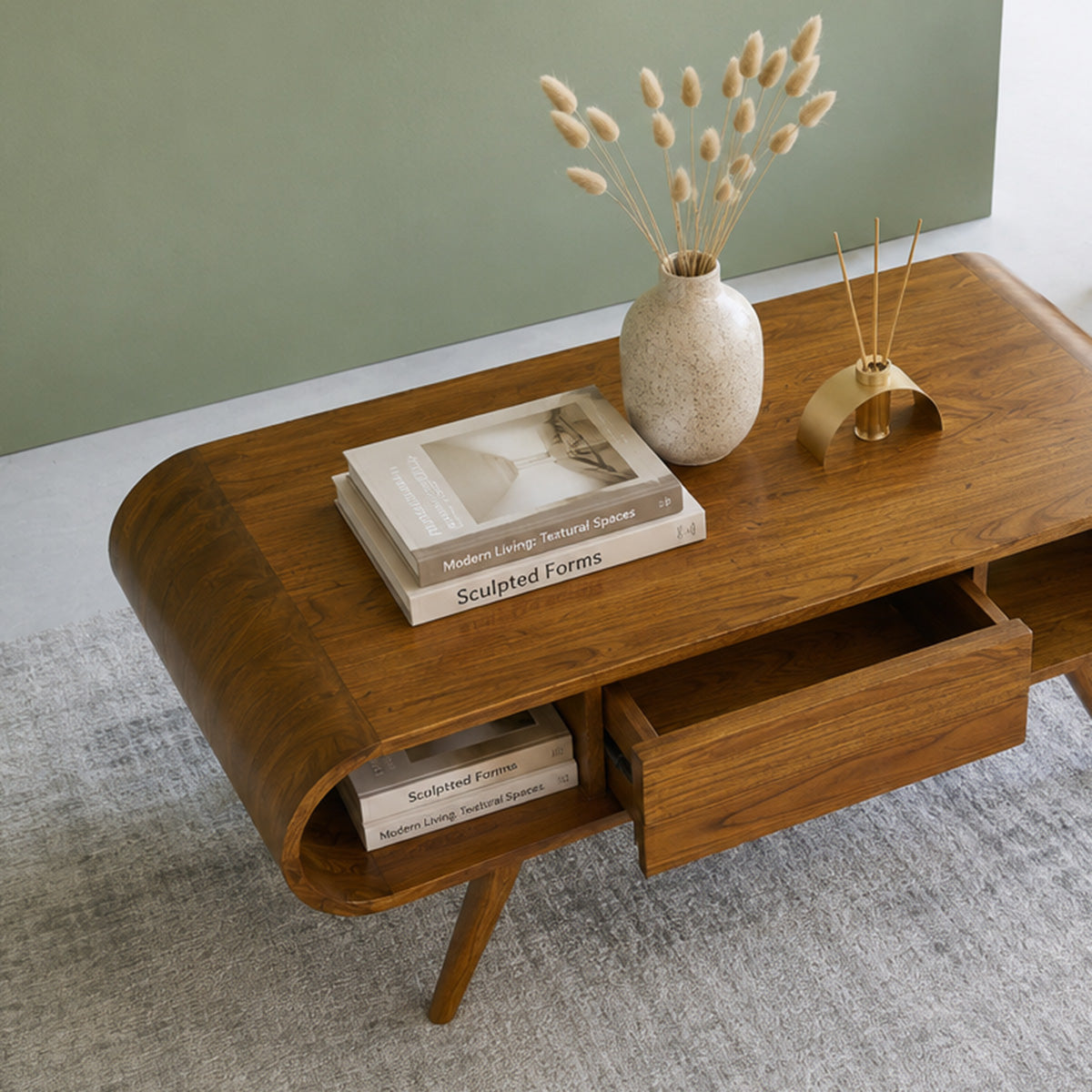 APOLLINE - Table basse en mindi massif 120 cm