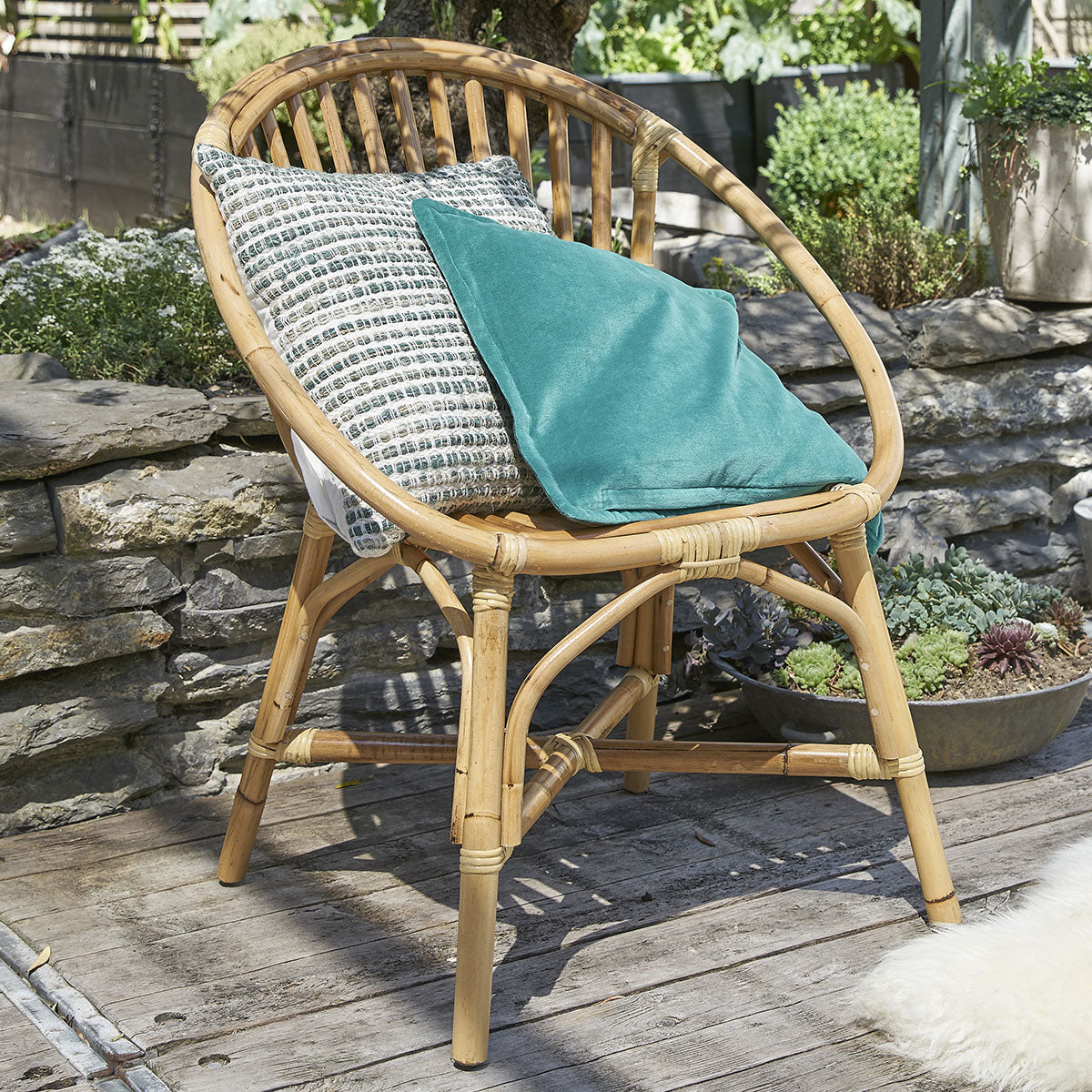 PAOLA - Fauteuil en rotin