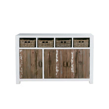 Buffet en bois recyclé massif 145 cm