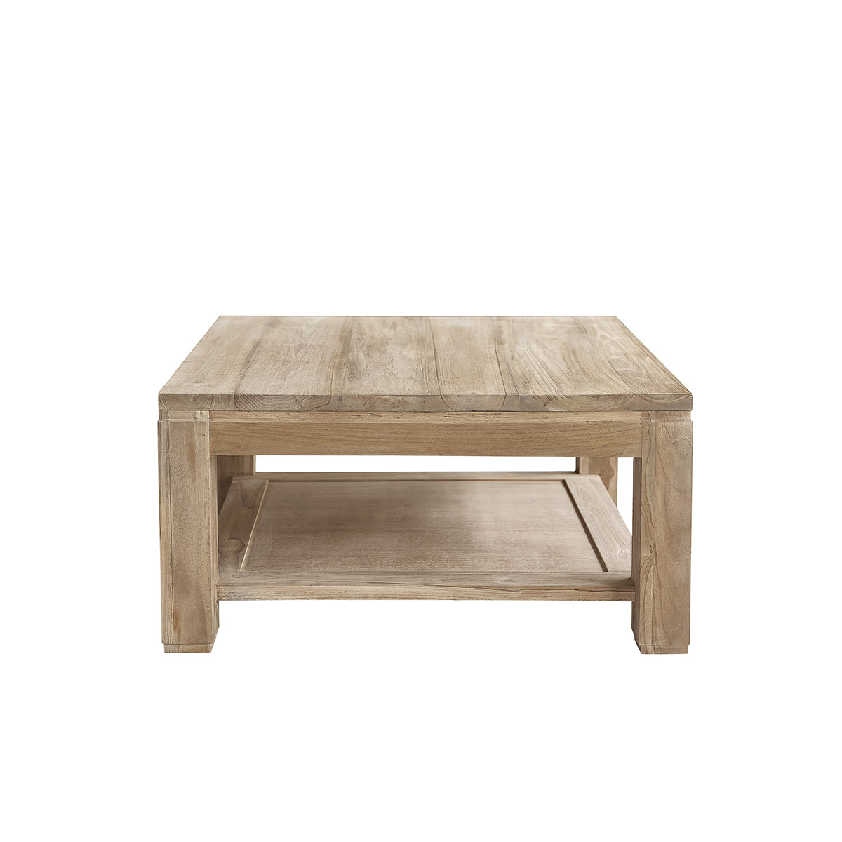 BOSTON - Table basse en teck massif 80 cm