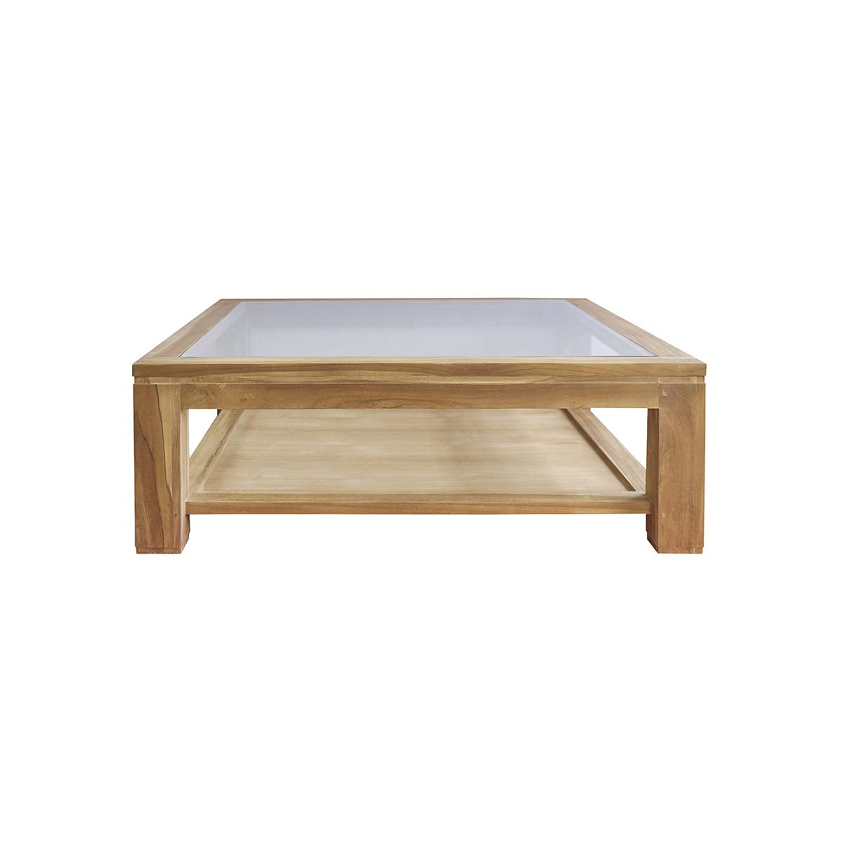 BOSTON - Table basse en teck massif 120 cm