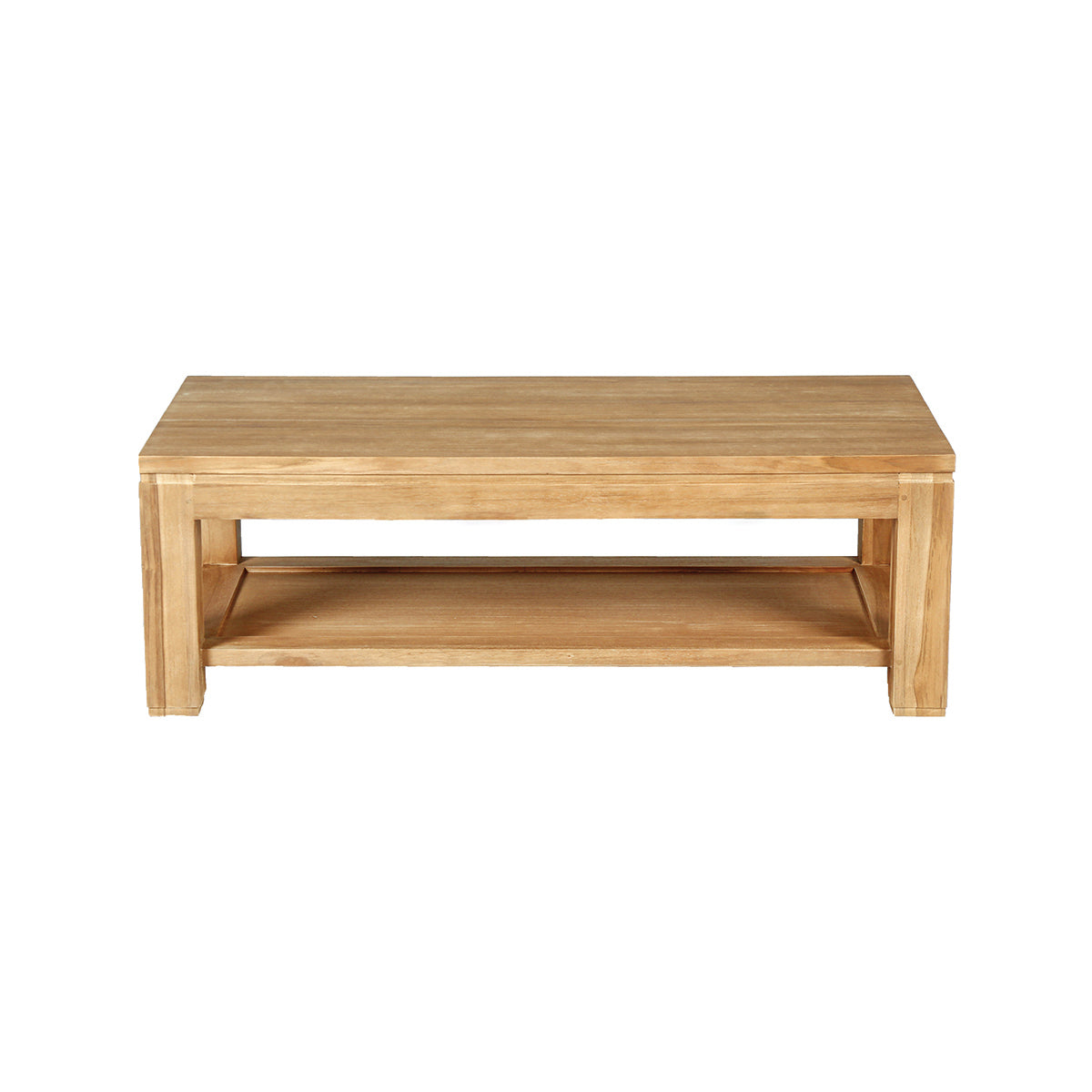 BOSTON - Table basse en teck massif 120 cm
