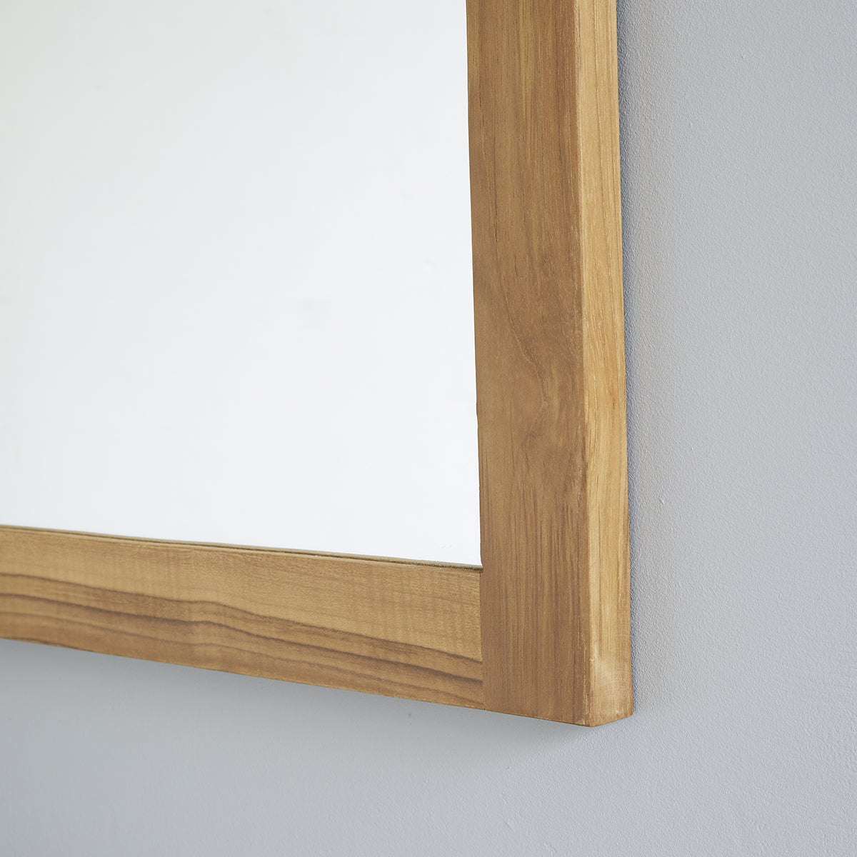 Miroir en teck massif rectangulaire 150x80 cm