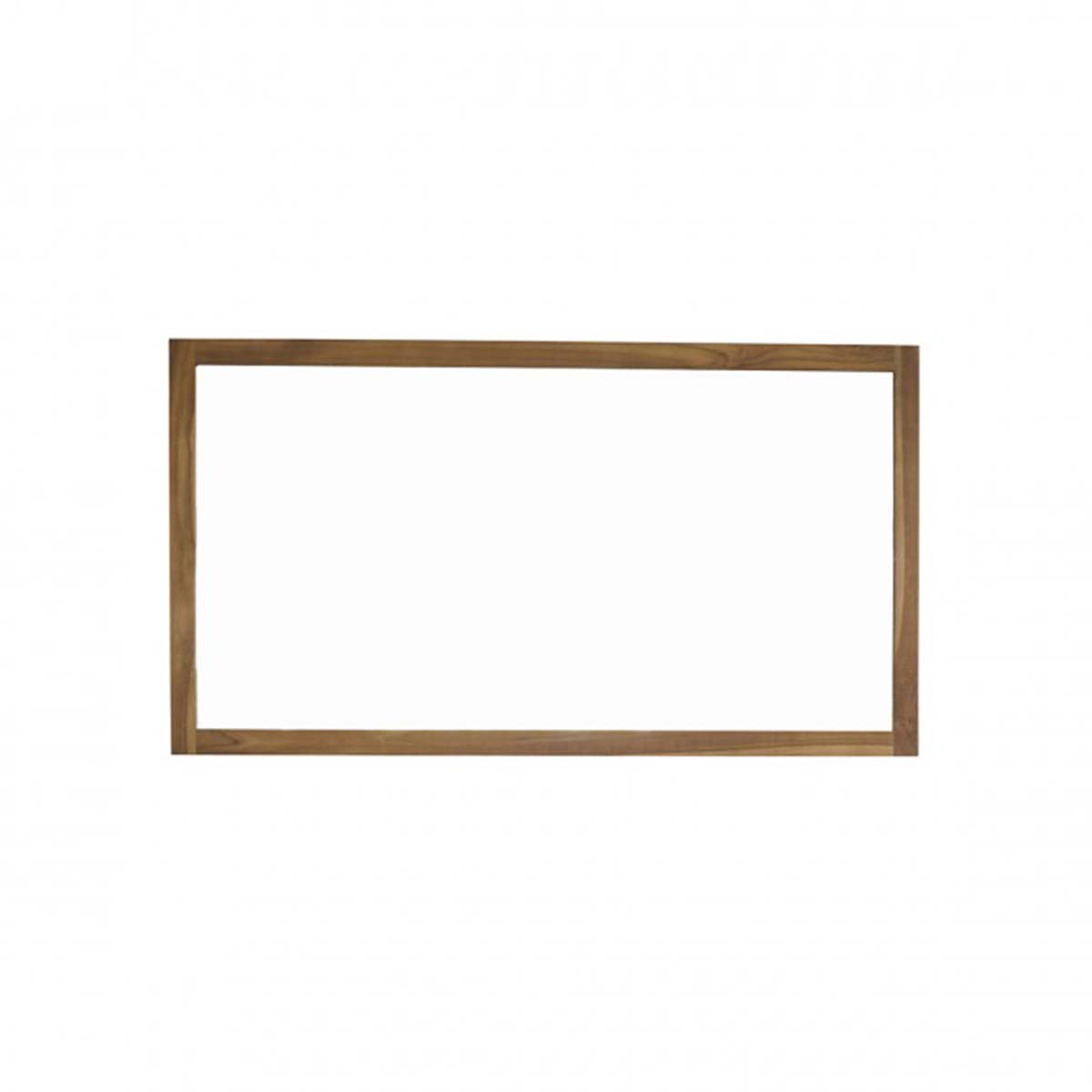Miroir en teck massif rectangulaire 145x80 cm