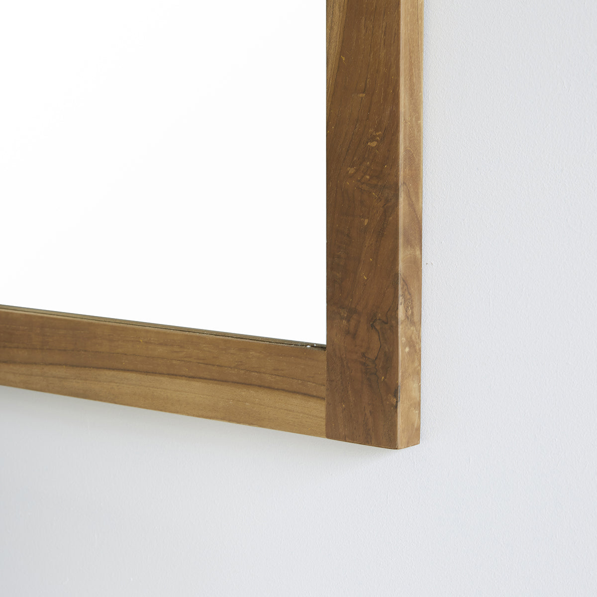 Miroir en teck massif rectangulaire 145x80 cm