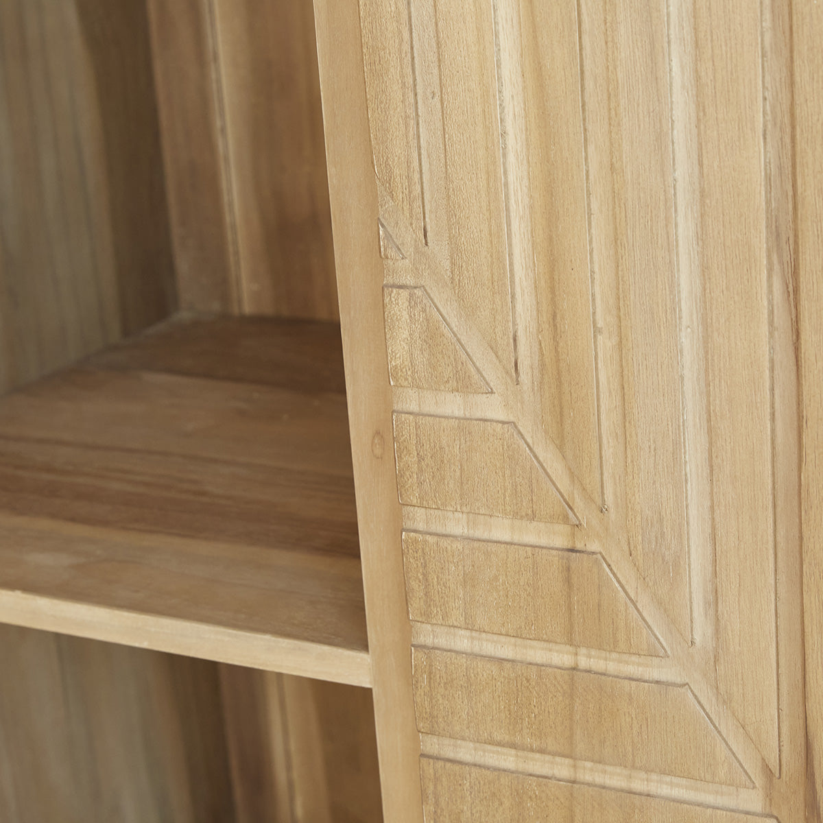 PORTLAND - Armoire en teck massif 95 cm