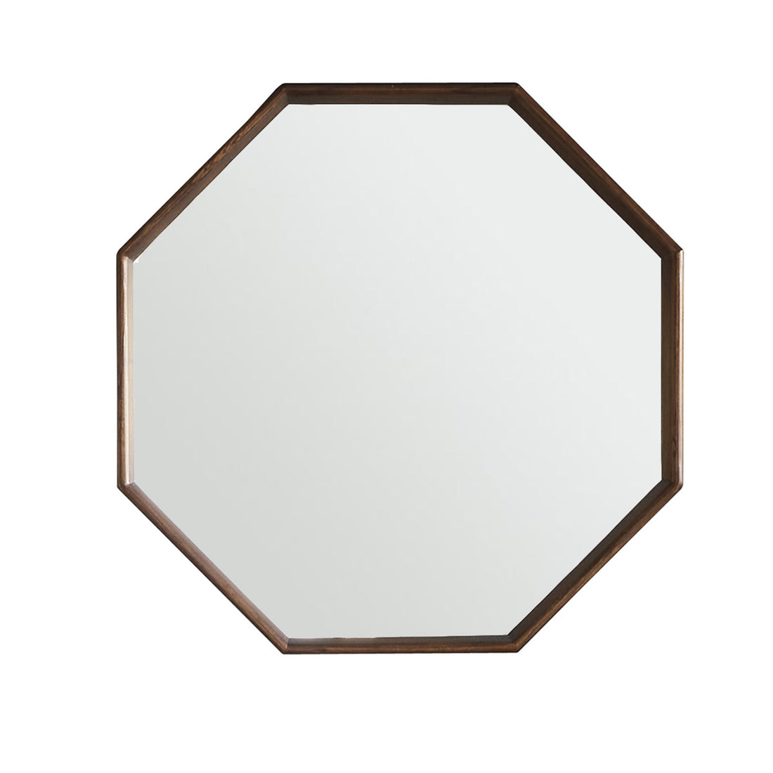 VINTAGE - Miroir en mindi massif octogonal 60 cm