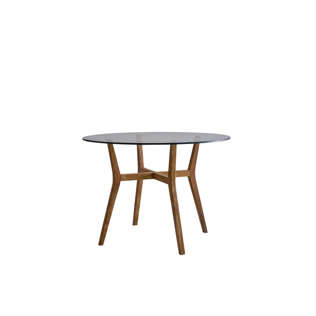 TRISTAN - Table en teck massif ronde 4 pers.