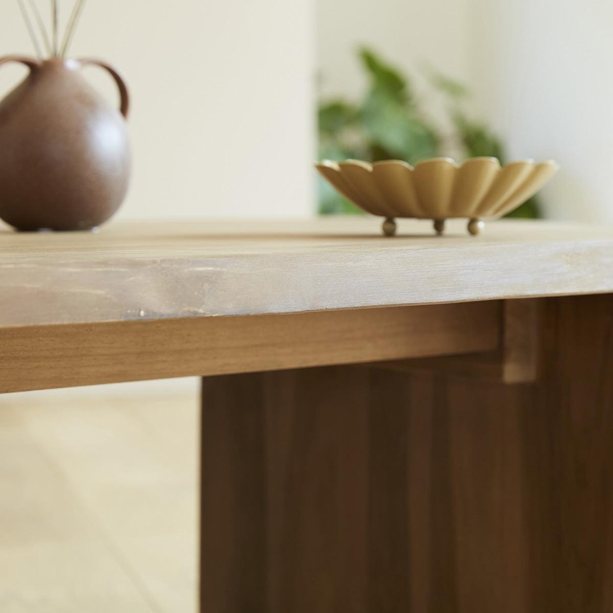 BOSTON - Table basse en teck massif 120 cm