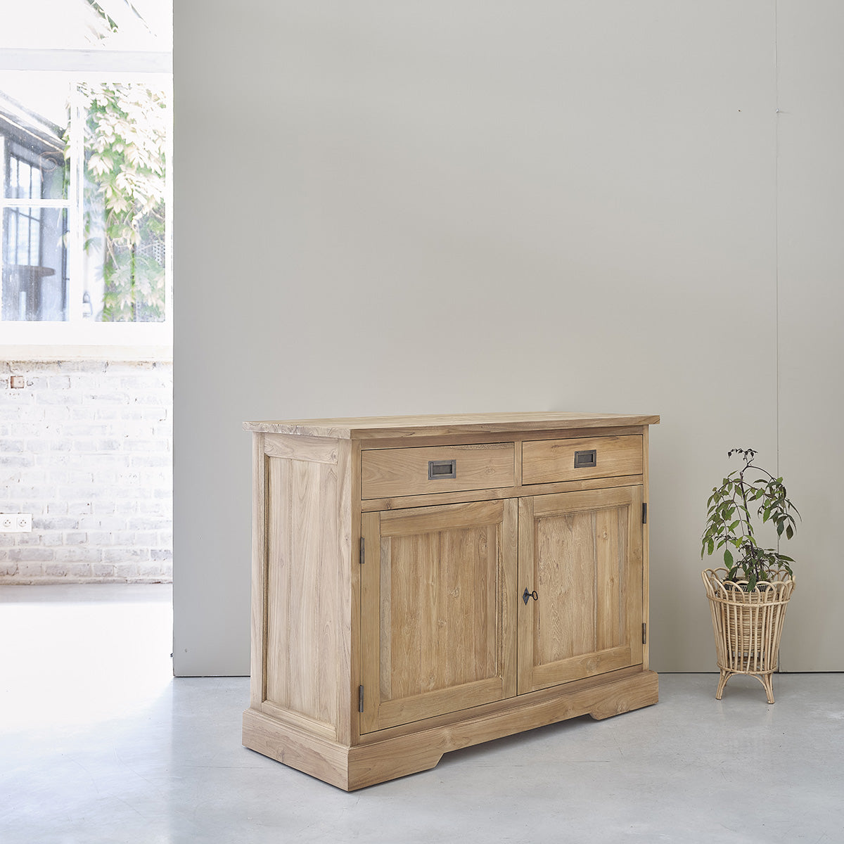 BOSTON - Buffet en teck massif 120 cm
