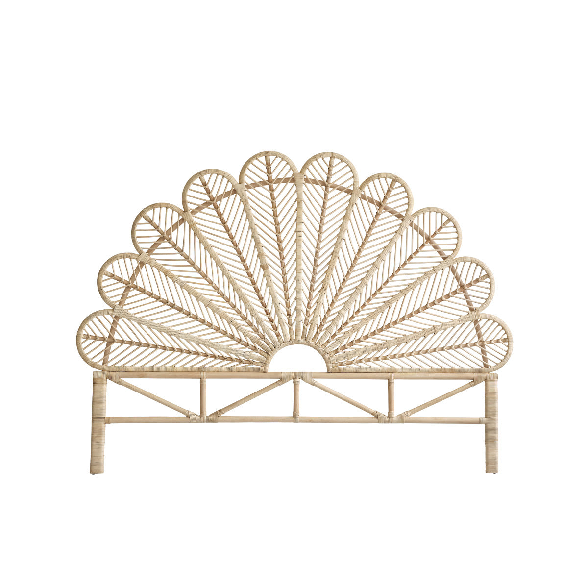COLETTE - Tête de lit en rotin 180 cm