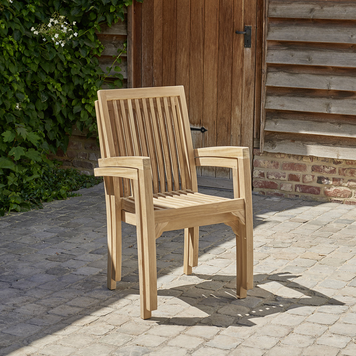 MALTE - Salon de jardin en teck 8 places