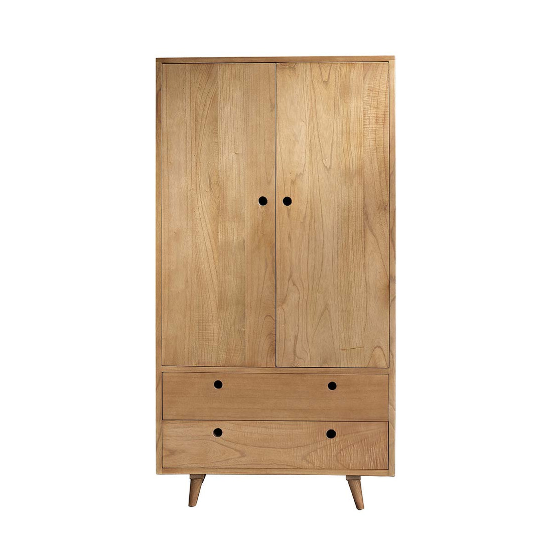 ESMEE - Armoire en mindi massif 190 cm