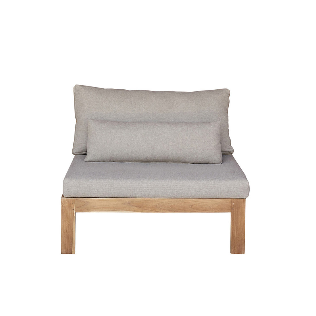 PALMA - Fauteuil de jardin en teck massif taupe