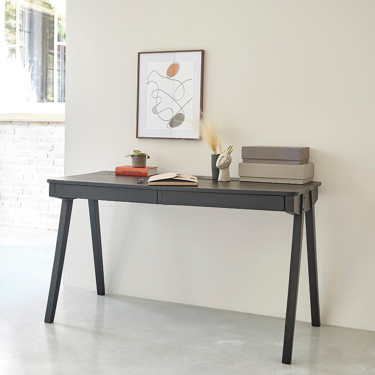 GLASGOW - Bureau en manguier massif 130 cm