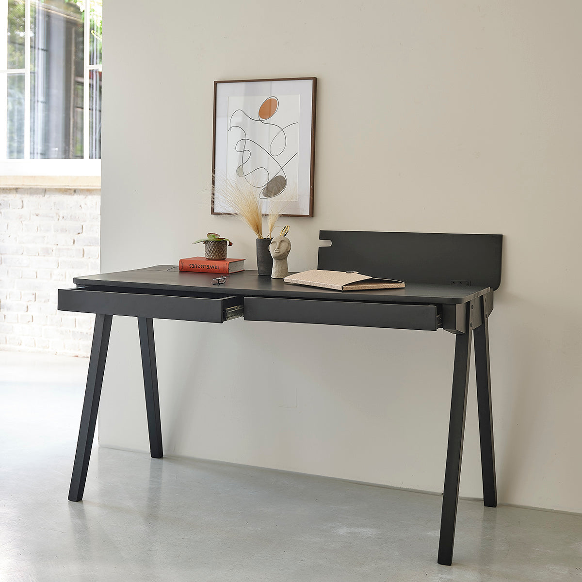 GLASGOW - Bureau en manguier massif 130 cm
