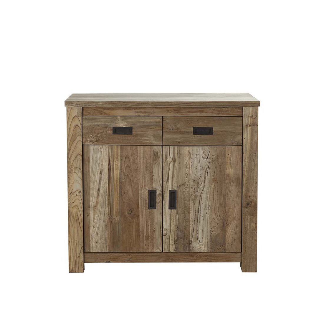 CARGO - Buffet en teck massif recyclé 100 cm