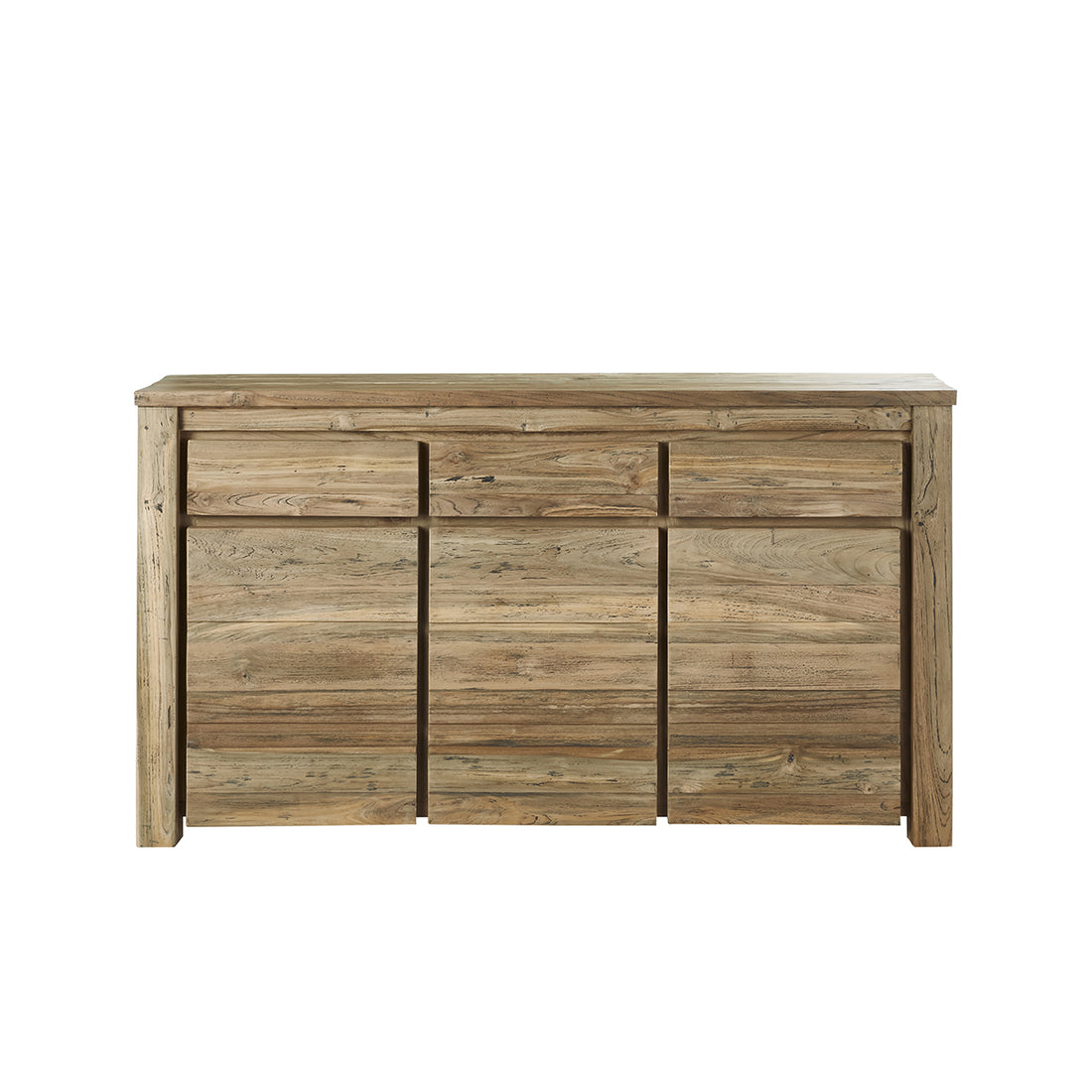 CARGO - Buffet en teck massif recyclé 160 cm