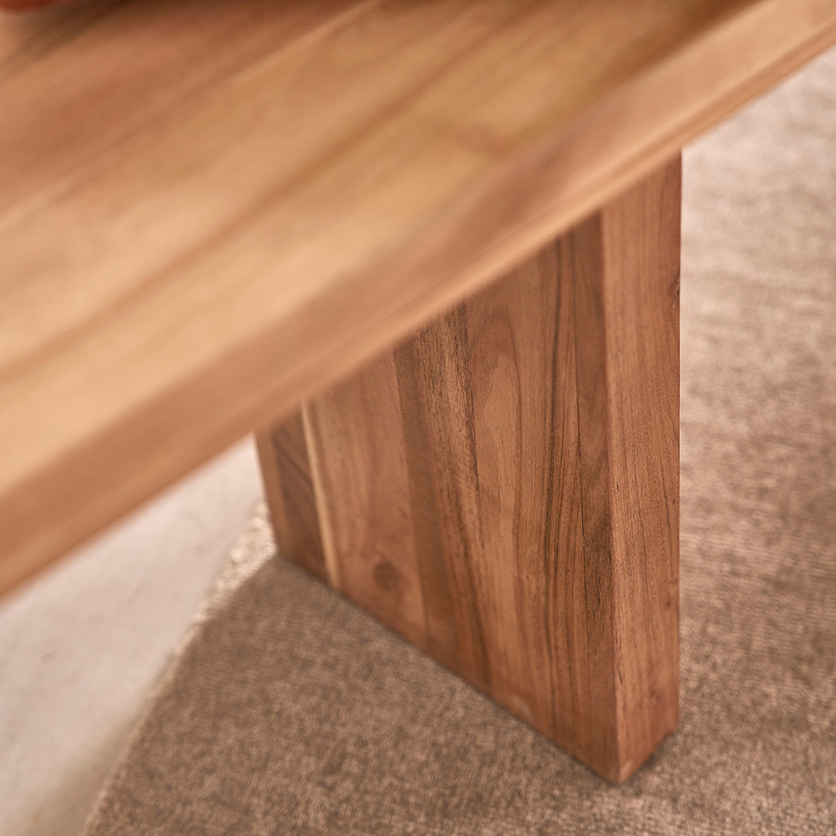 Banc en acacia massif 175 cm