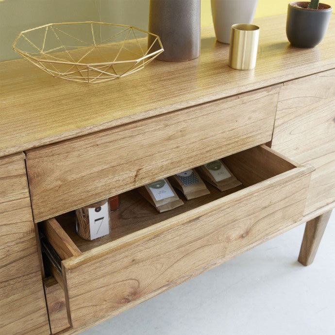 FIFTIES - Buffet en mindi massif 180 cm