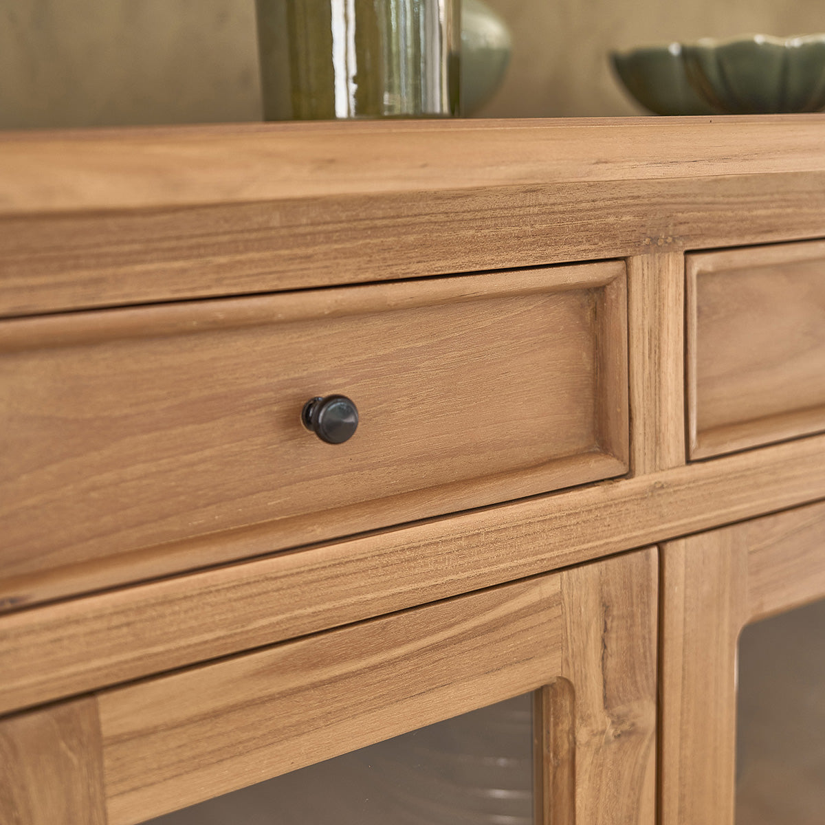 DOMAINE - Buffet en teck massif 160 cm