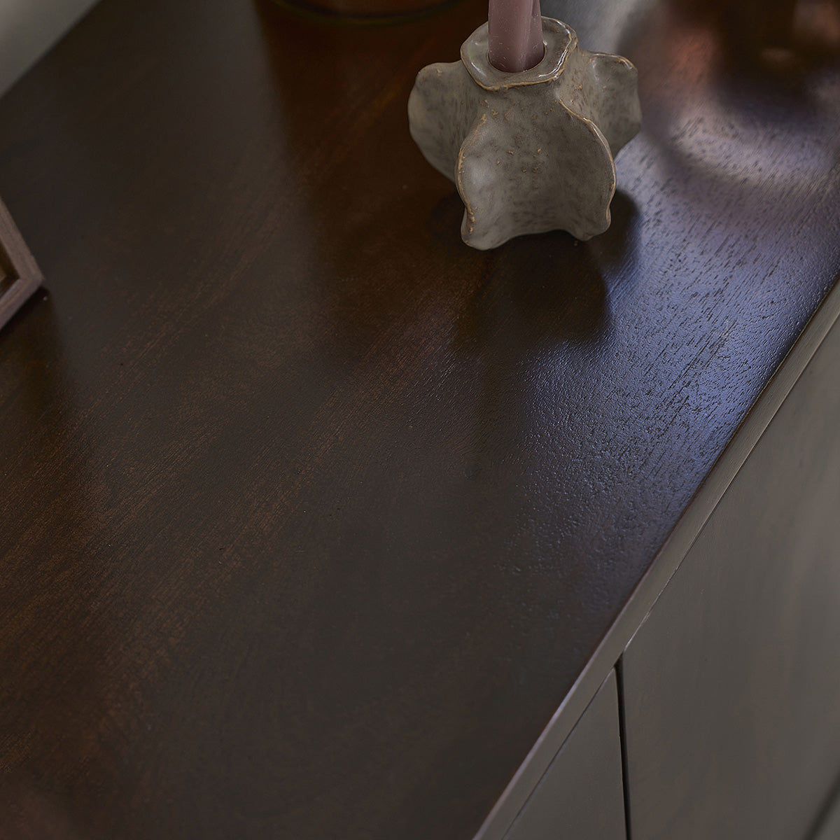 LAZARE - Buffet en manguier massif 120 cm