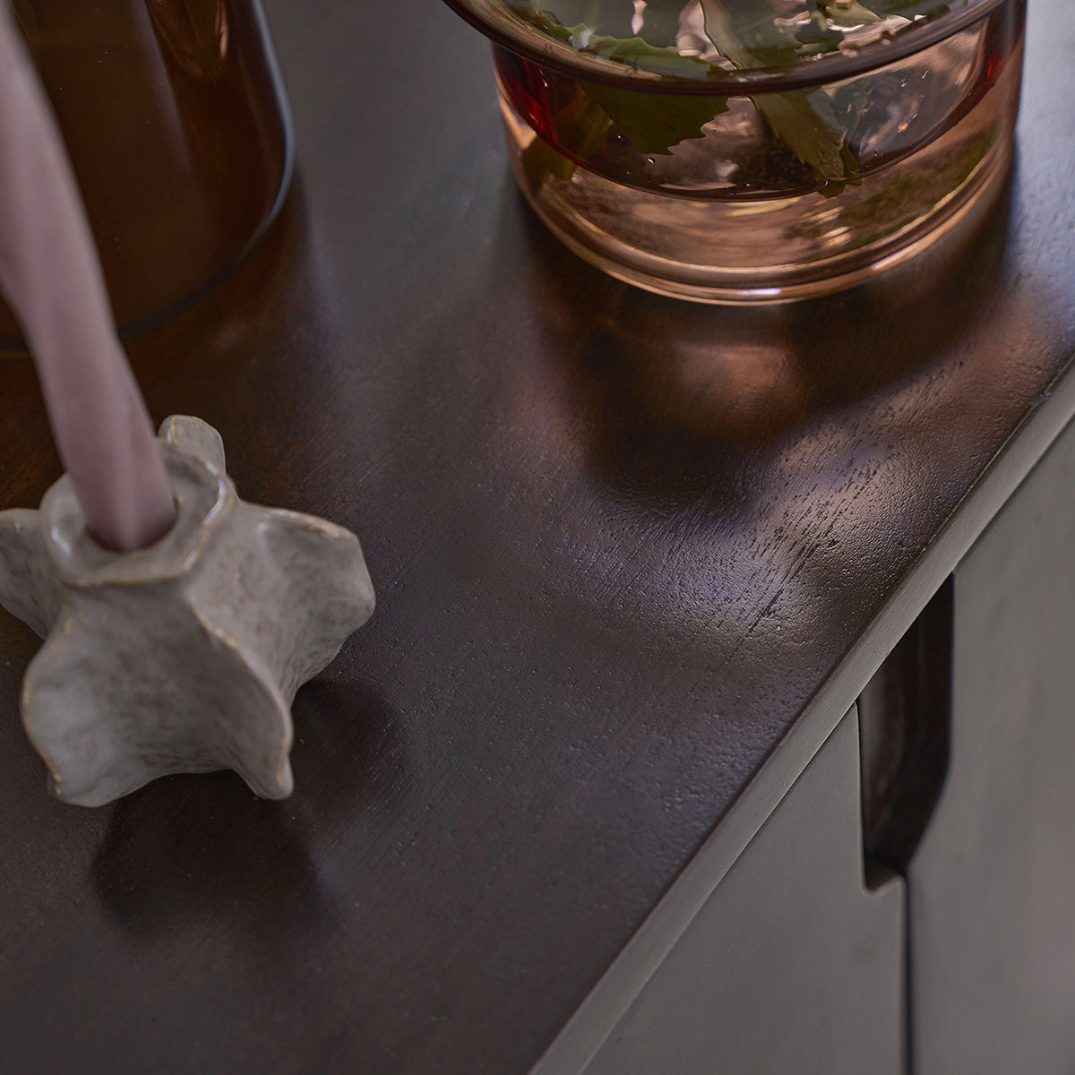 LAZARE - Buffet en manguier massif 120 cm