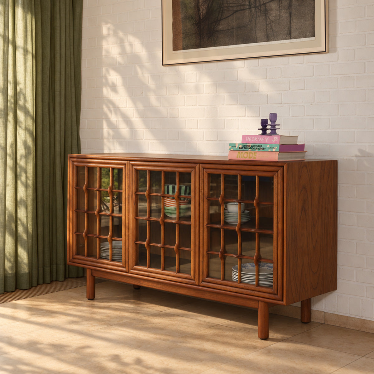 ARMAND - Buffet en mindi 155 cm