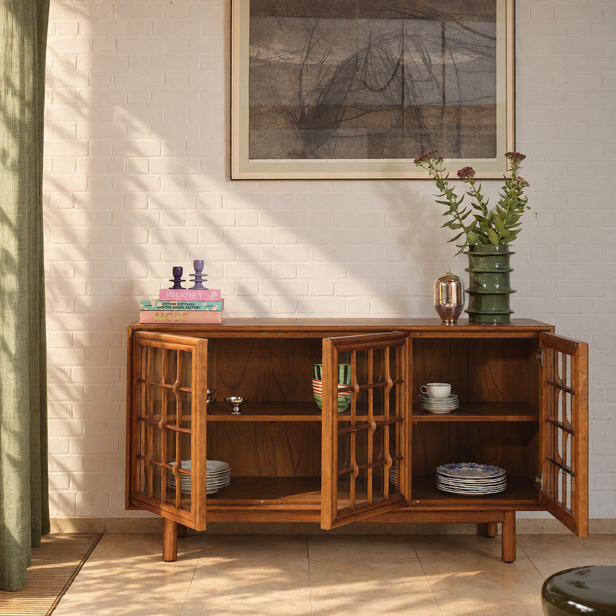 ARMAND - Buffet en mindi 155 cm