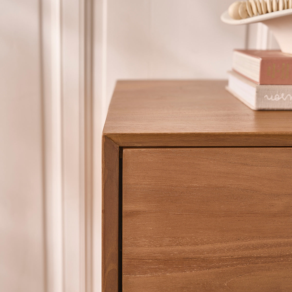 GUSTAVE - Commode en teck massif 110 cm