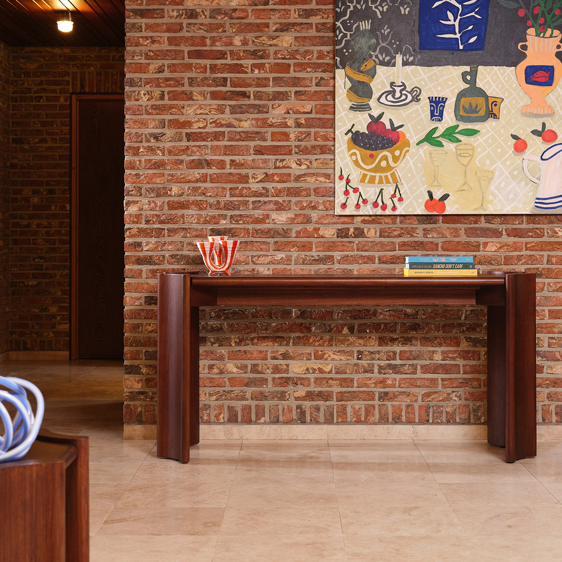 ALVAR - Console en mindi 165 cm