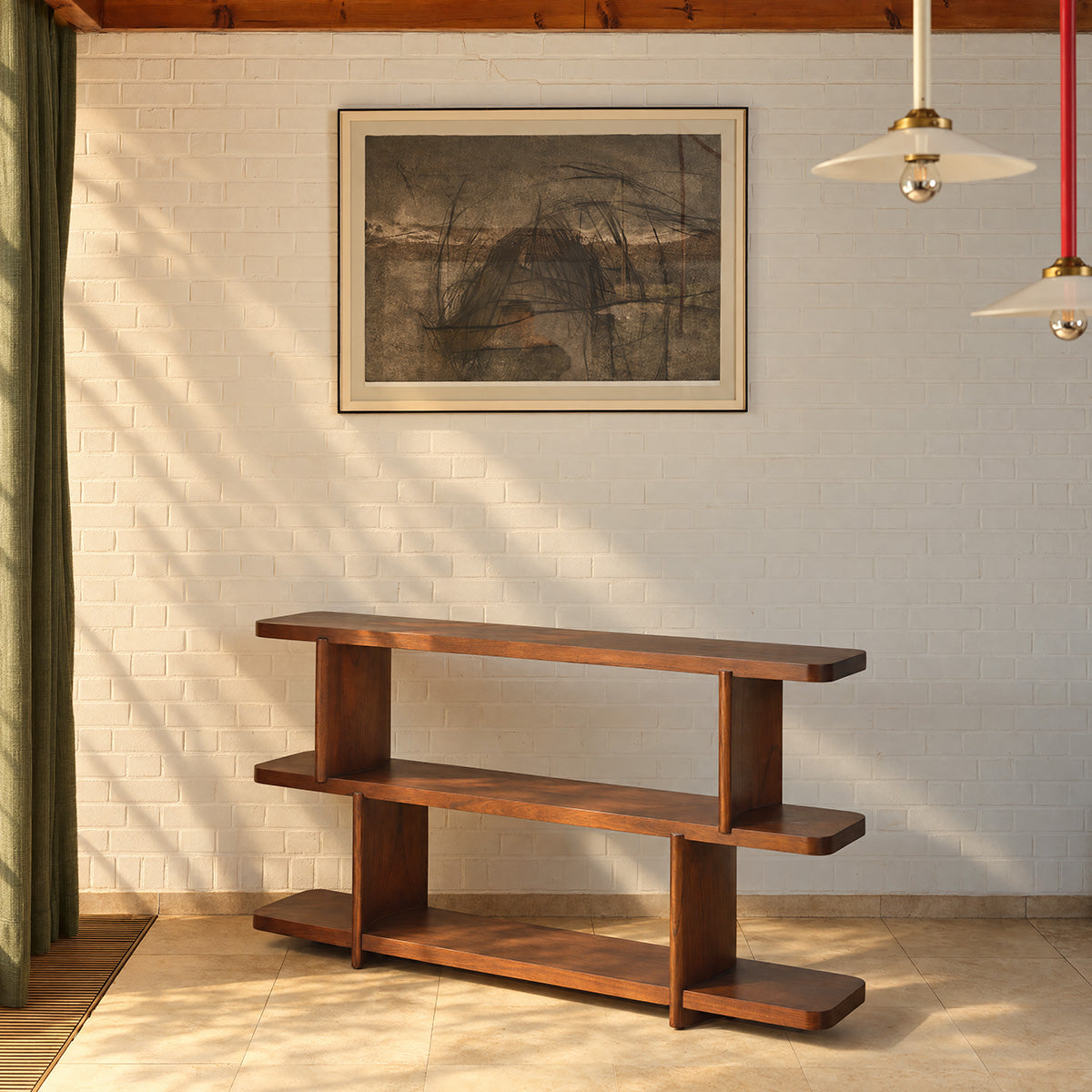 OTTO - Console en mindi marron 160 cm