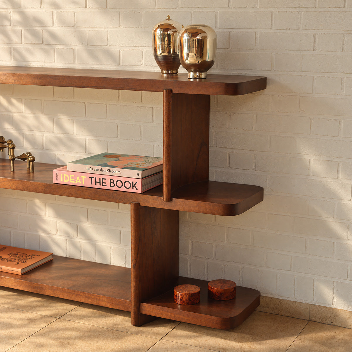 OTTO - Console en mindi marron 160 cm